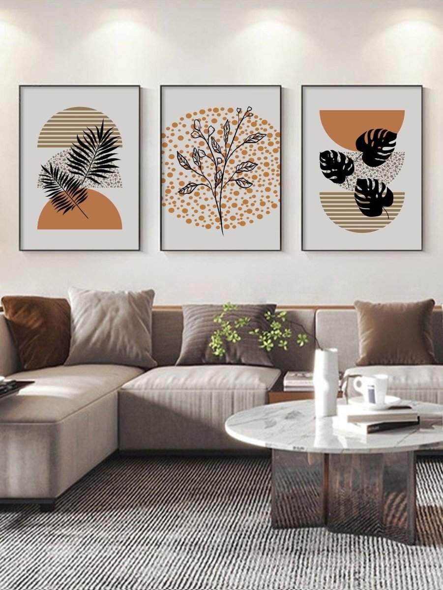 3pcs Abstract Pattern Unframed Painting - Brand My Case