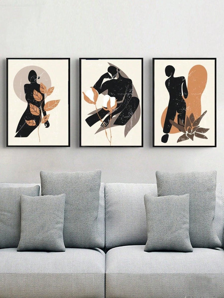 3pcs Figure Graphic Unframed Painting - Brand My Case