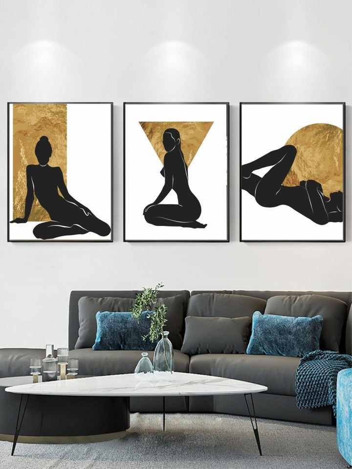 3pcs Figure Graphic Unframed Painting - Brand My Case