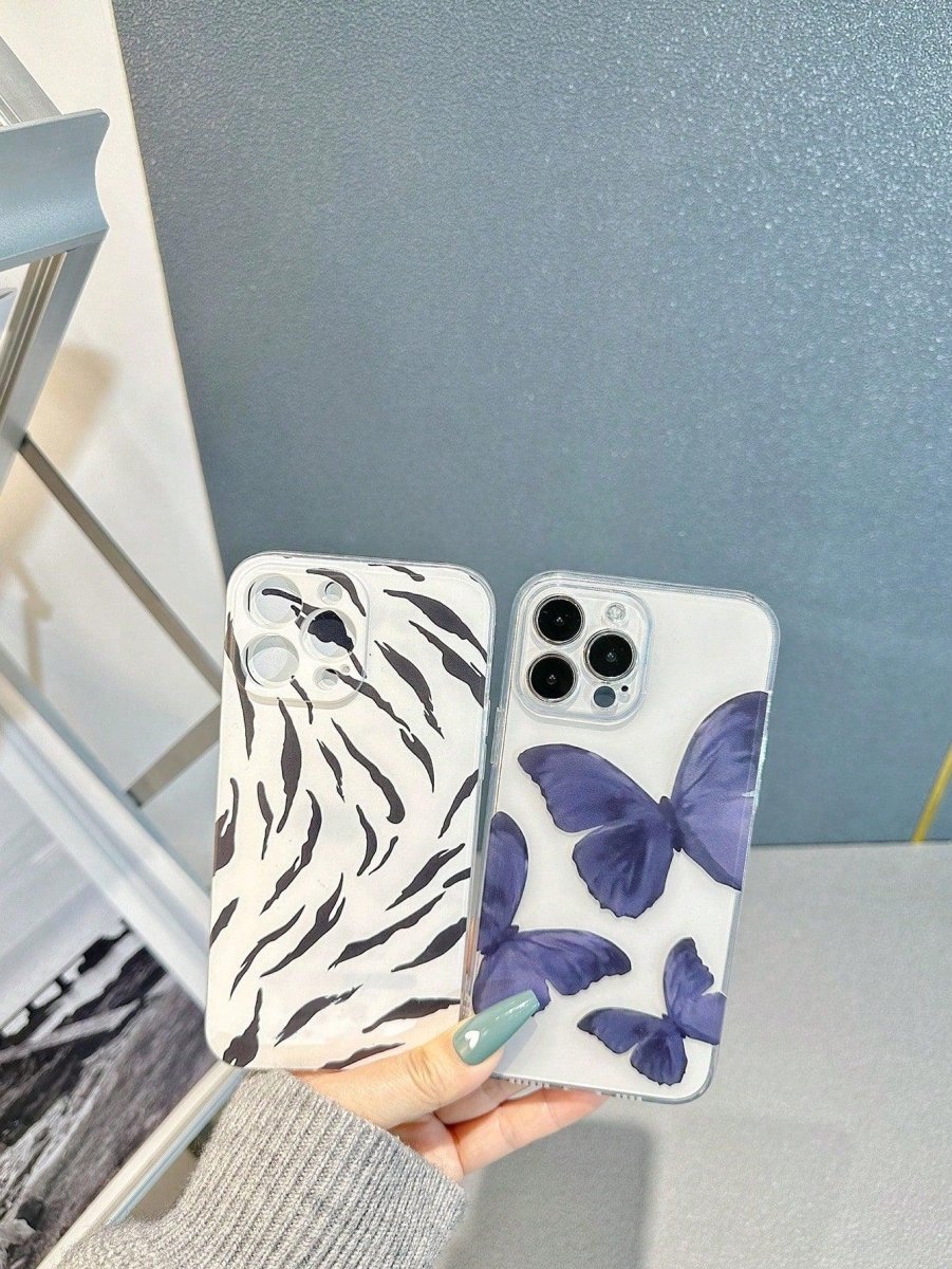 3pcs Flower Butterfly Pattern Anti fall Phone Case - Brand My Case