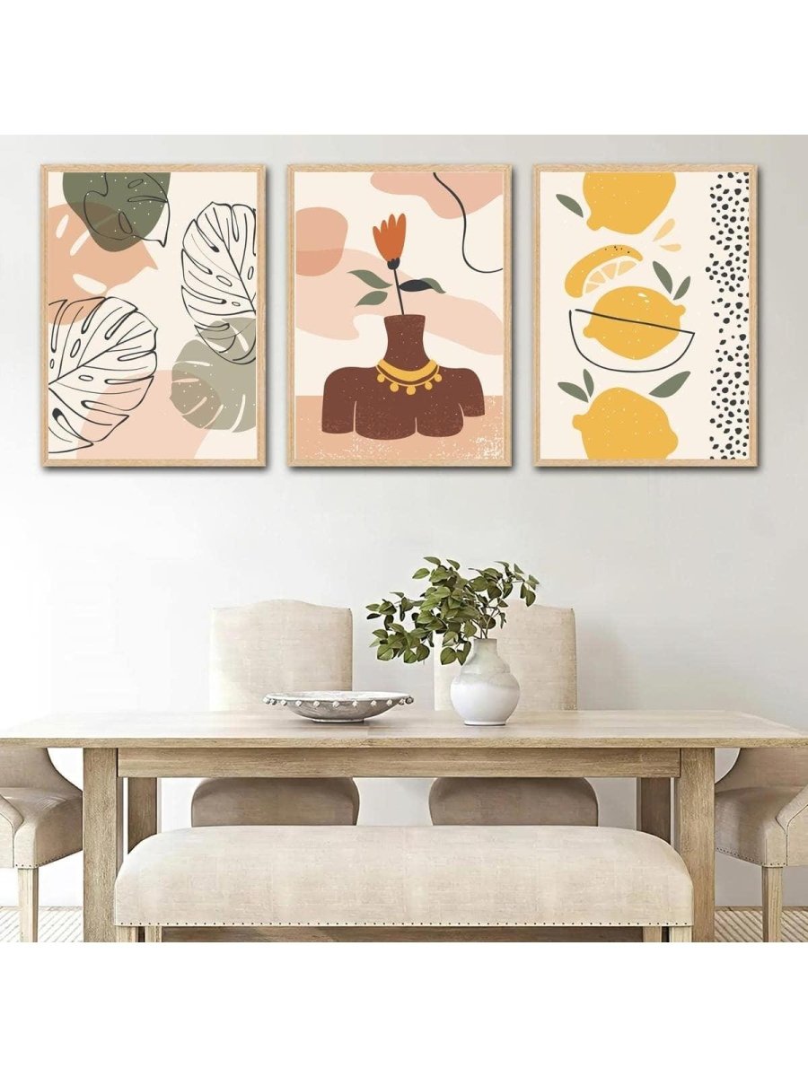 3pcs Fruit Print Unframed Painting - Brand My Case