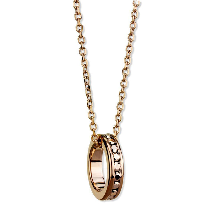 3W1145 - IP Rose Gold(Ion Plating) Brass Chain Pendant with Top Grade - Brand My Case