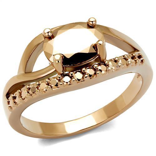 3W1198 - IP Rose Gold(Ion Plating) Brass Ring with AAA Grade CZ in Me - Brand My Case