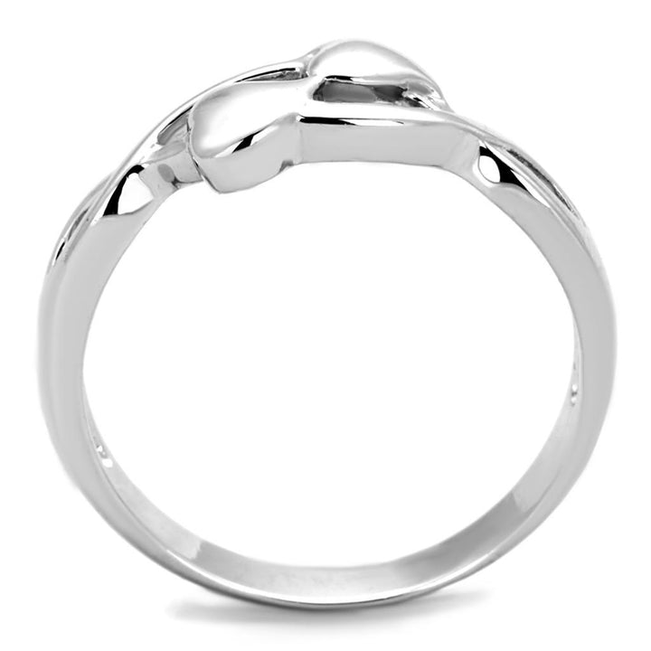 3W859 - Rhodium Brass Ring with No Stone - Brand My Case