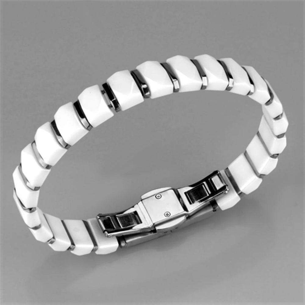 3W991 - High polished (no plating) Stainless Steel Bracelet with - Brand My Case