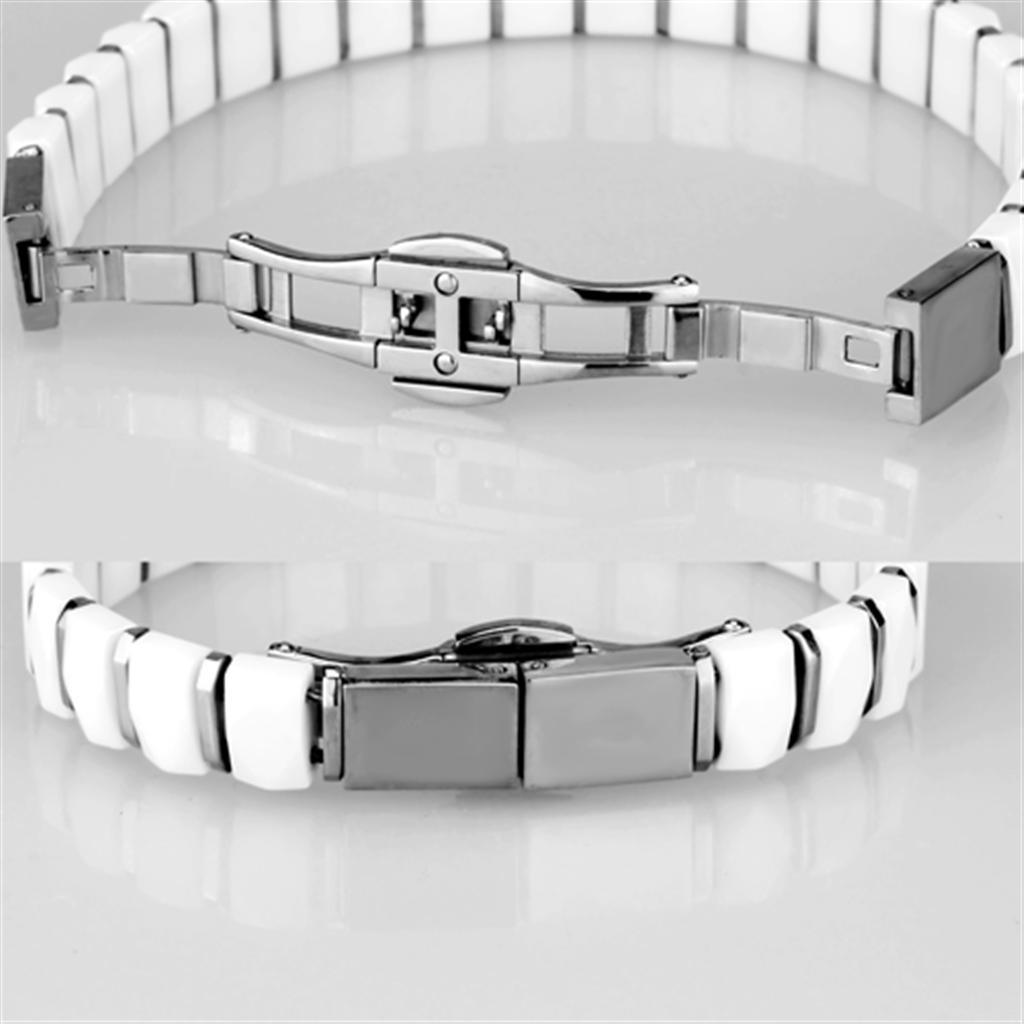 3W991 - High polished (no plating) Stainless Steel Bracelet with - Brand My Case