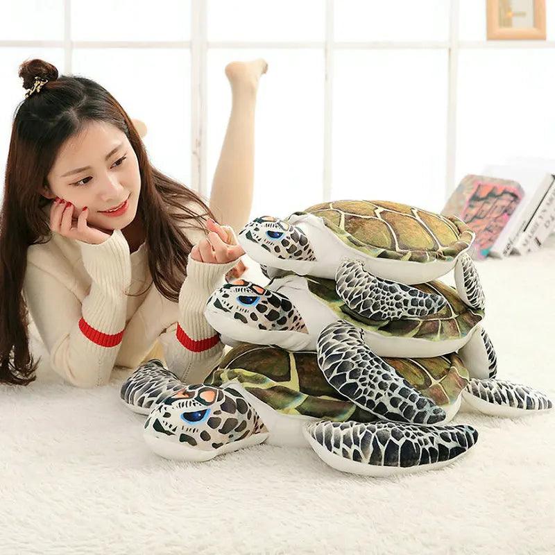40-60cm Summer Stuffed Soft Sea Tortoise Plush Toy - Brand My Case