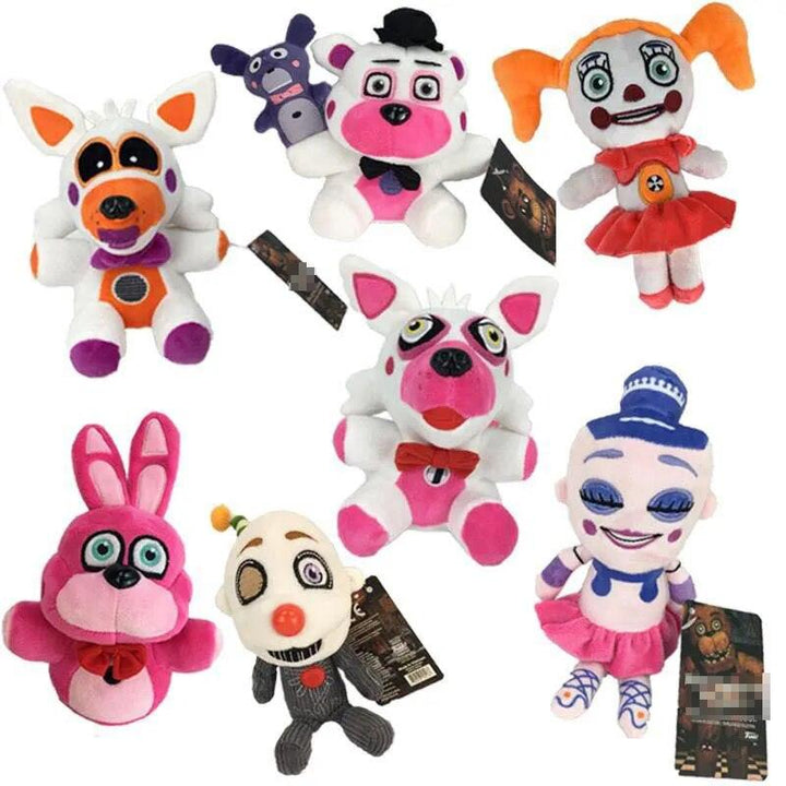 40 Style 18-20cm FNAF Plush Toys Five Night At Freddy Bear Bonnie Chica Baby Ballora Foxy Plush Stuffed Toys Doll Gifts - Brand My Case