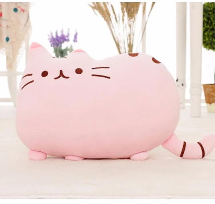 40*30cm Kawaii Cat Pillow With Zipper Only Skin Without PP Cotton Biscuits Plush Animal Doll Toys Big Cushion Cover Peluche Gift - Brand My Case