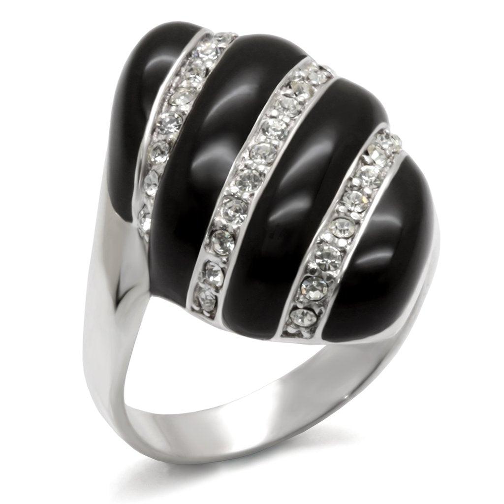 40314 High-Polished 925 Sterling Silver Ring with - Brand My Case