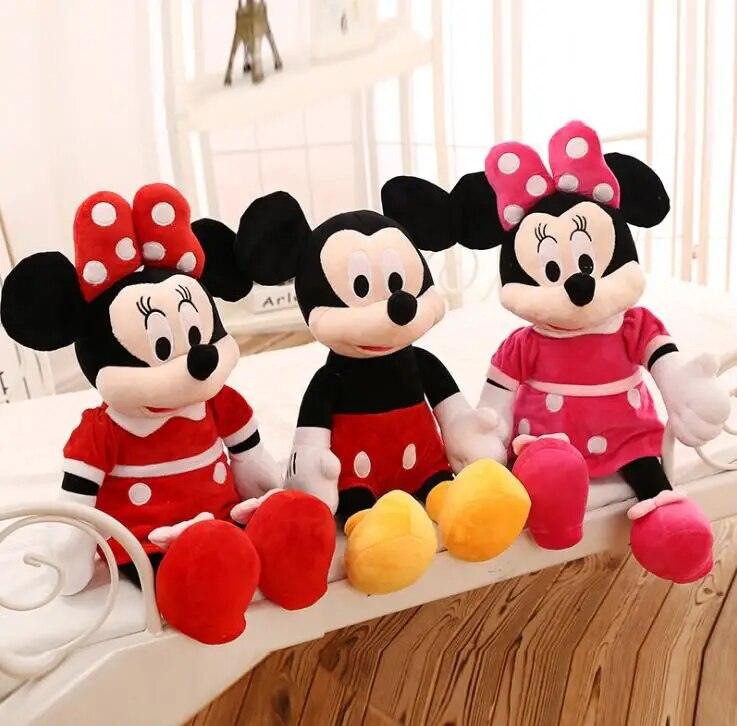 40/50cm Mickey Mouse Minnie Plush Dolls Animal Stuffed Toys Birthday Christmas Gift for Kids - Brand My Case