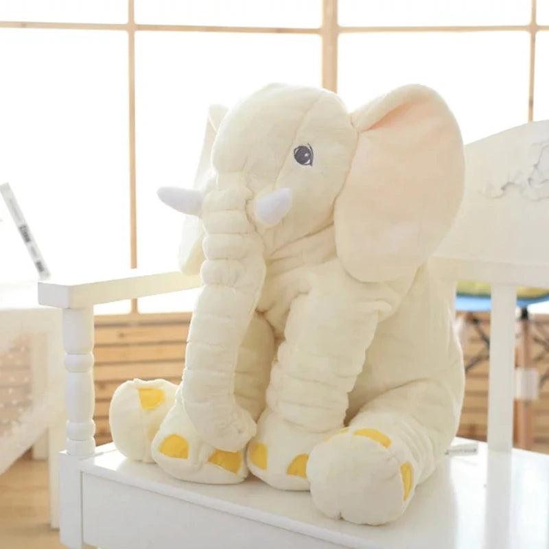 40cm 60cm 80cm Kawaii Plush Elephant Doll Toy Kids Play Back Cushion Cute Stuffed Elephant Child Accompany Doll Xmas Gift - Brand My Case