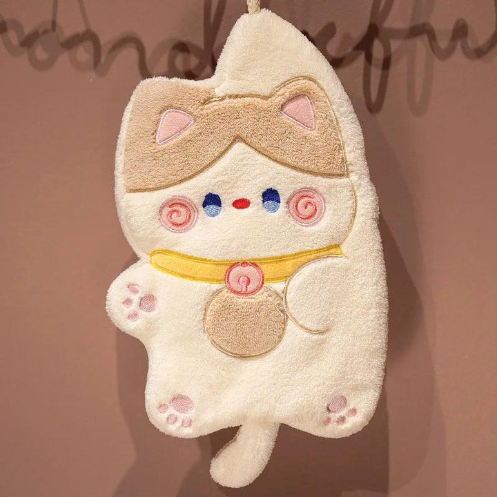 40cm Kawaii Cartoon Grey Cat Plush Toy Soft Stuffed Animal White Kitten Doll Huggable Pillow for Baby Children Gift Hand Towel - Brand My Case