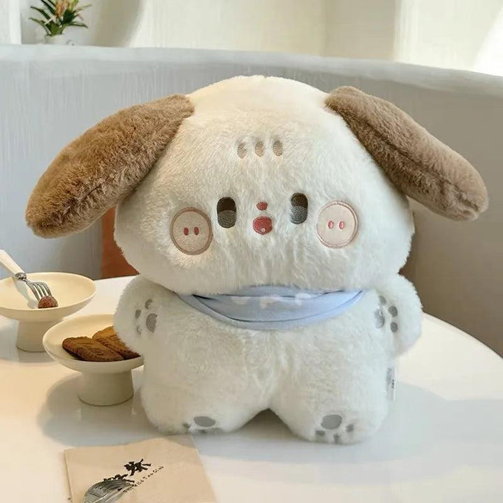 40cm Kawaii Cartoon Grey Cat Plush Toy Soft Stuffed Animal White Kitten Doll Huggable Pillow for Baby Children Gift Hand Towel - Brand My Case