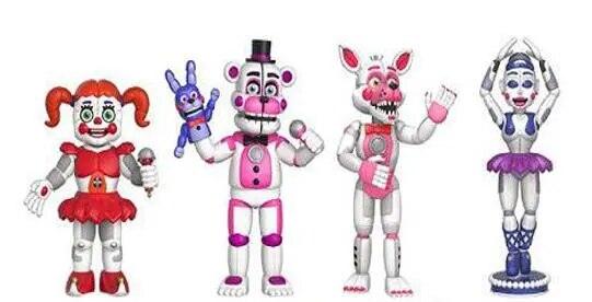 4pcs/set Game Five Nights at Freddy Character Cute PVC Action Figure Model Toys - Brand My Case