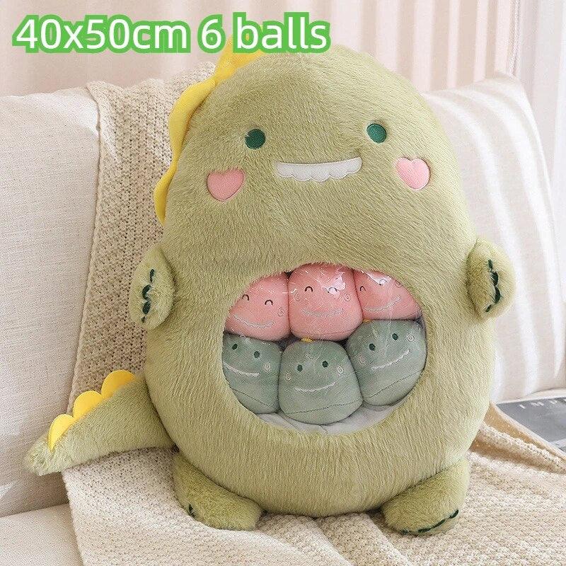 5 Balls Scary Bat Animal Balls Plush Pillow Snack Food Plushie Peluche Halloween's Day Party Prop Squishy Mini Dolls Kids Gift - Brand My Case