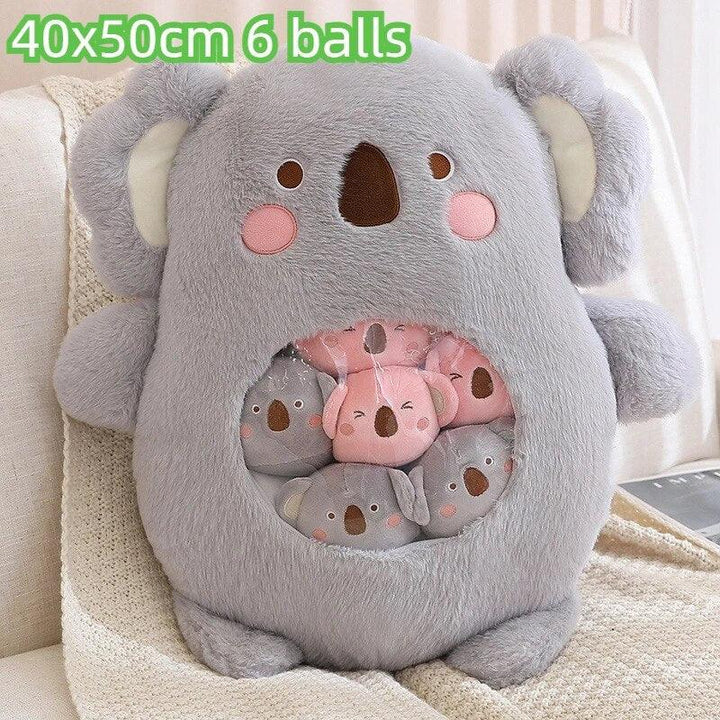 5 Balls Scary Bat Animal Balls Plush Pillow Snack Food Plushie Peluche Halloween's Day Party Prop Squishy Mini Dolls Kids Gift - Brand My Case