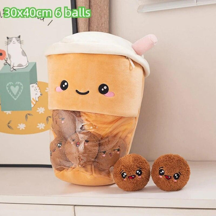 5 Balls Scary Bat Animal Balls Plush Pillow Snack Food Plushie Peluche Halloween's Day Party Prop Squishy Mini Dolls Kids Gift - Brand My Case