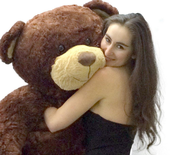 5 Foot Teddy Bear Soft Brown Premium Giant Stuffed Animal 60 Inch - Brand My Case