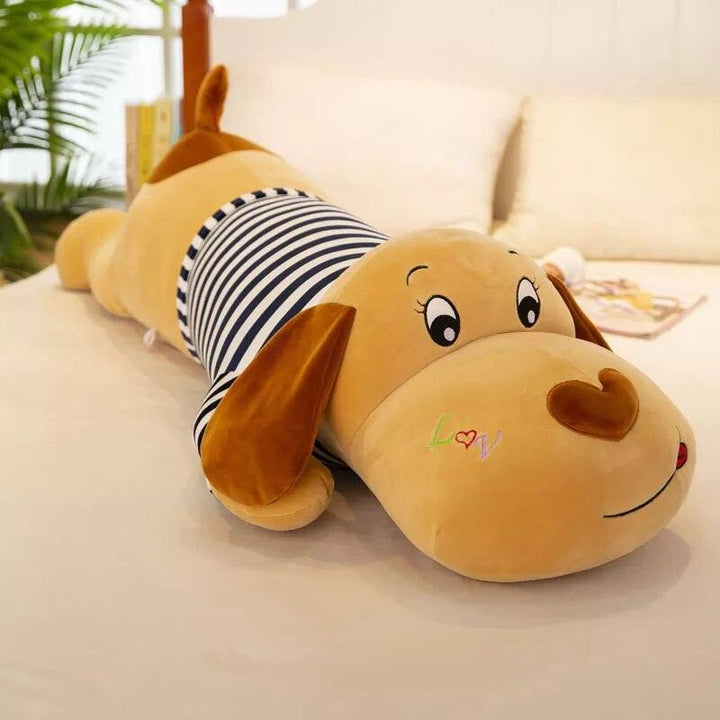 50-130cm New Soft Body Couple Striped Big Dog Doll Stuffed Animal Home Decoration Sofa Pillow Children Girl Holiday Gift Toys - Brand My Case