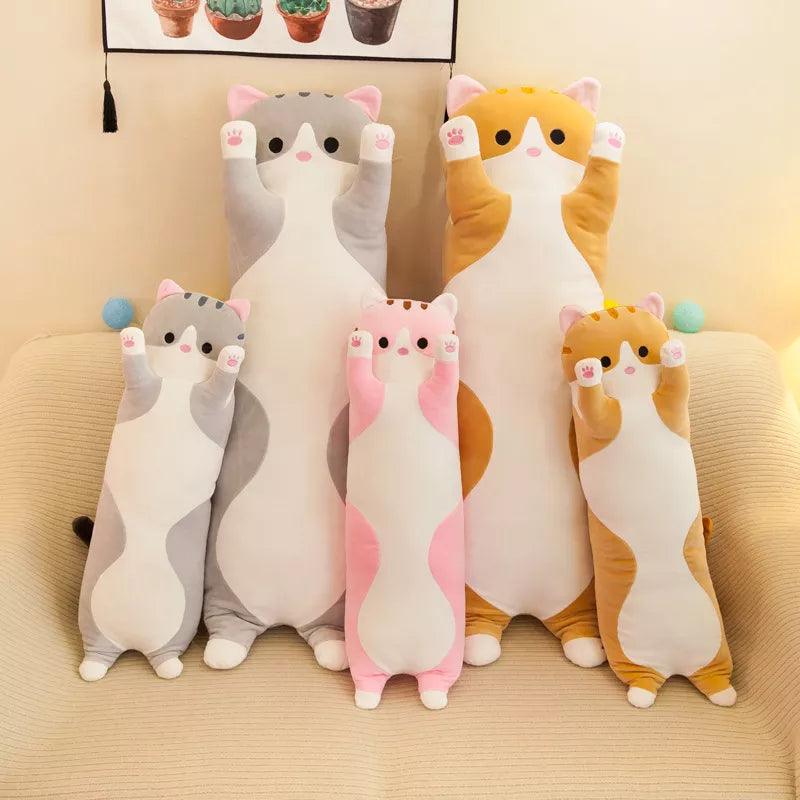 50-130CM Plush Toys Animal Cat Cute Creative Long Soft Toys Office Break Nap Sleeping Pillow Cushion Stuffed Gift Doll for Kids - Brand My Case