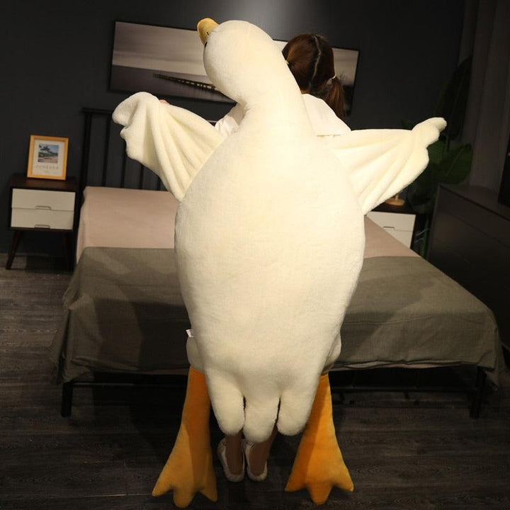 50-190cm Huge Cute Goose Plush Toys Big Duck Doll Soft Stuffed Animal Sleeping Pillow Cushion Christmas Gifts for Kids and Girls - Brand My Case