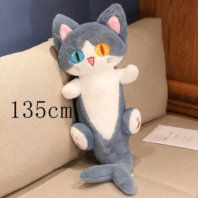 50-90cm Kawaii Transform Shark Cat Plush Toys Stuffed Cute Cat Doll Lovely Animal Pillow Soft Cartoon Cushion Kid Christmas Gift - Brand My Case
