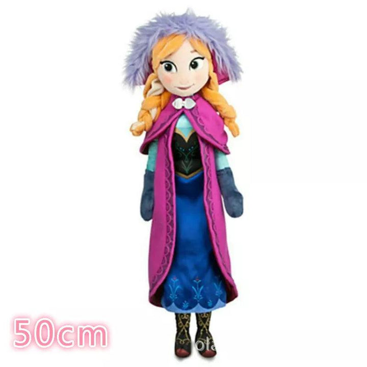 50 CM Frozen Anna Elsa Dolls Snow Queen Princess Anna Elsa Doll Toys Stuffed Frozen Plush Kids Toys Birthday Christmas Gift - Brand My Case