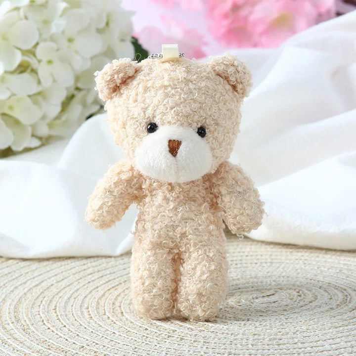 50pcs/lot Bears Stuffed Plush Toy Mini Bear Doll Toy Keychain Bag Pendant Wedding Decoration kids Birthday Party Gifts