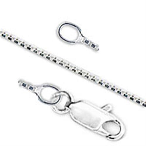 5X001 - High-Polished 925 Sterling Silver Chain with No Stone - Brand My Case