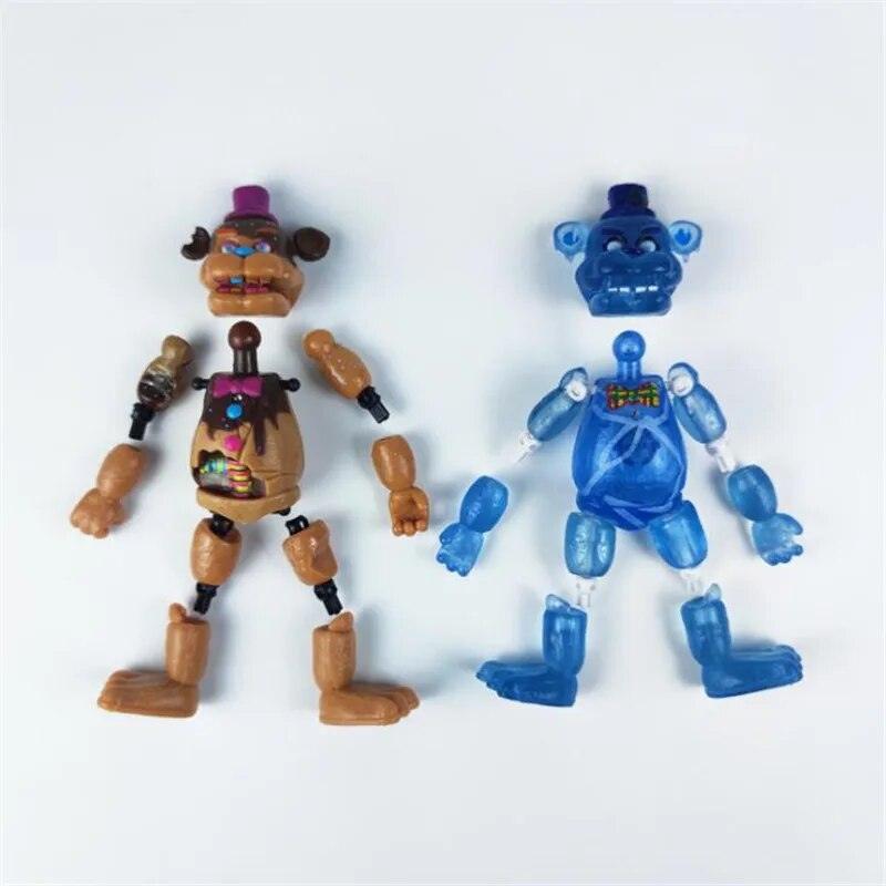 6 Pcs/Set New Anime Figure Five Night At Freddy Assembling Toy Cute Bonnie Bear Fnaf Action Figure Pvc Model Freddy Toys Gifts - Brand My Case