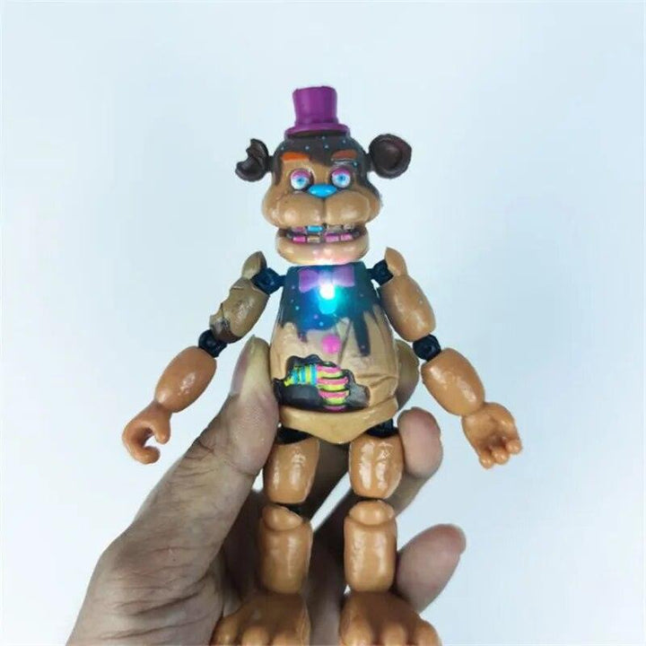 6 Pcs/Set New Anime Figure Five Night At Freddy Assembling Toy Cute Bonnie Bear Fnaf Action Figure Pvc Model Freddy Toys Gifts - Brand My Case