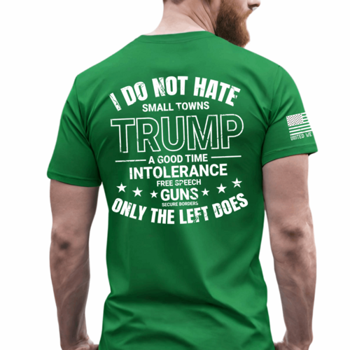 Men Cotton Trump T-Shirt with Bold Slogan