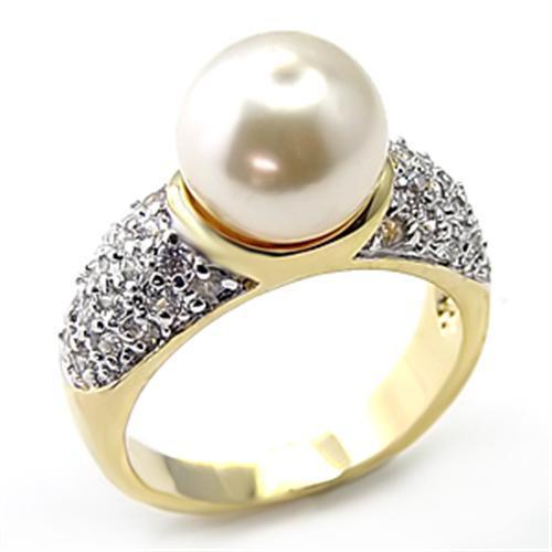 7X203 Gold+Rhodium 925 Sterling Silver Ring with - Brand My Case