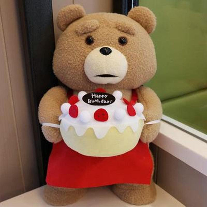 8 styles Movie Teddy Bear Ted 2 Plush Toys In Apron Soft Stuffed Animals Plush 45cm A birthday present for a good friend - Brand My Case