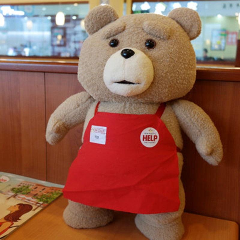 8 styles Movie Teddy Bear Ted 2 Plush Toys In Apron Soft Stuffed Animals Plush 45cm A birthday present for a good friend - Brand My Case