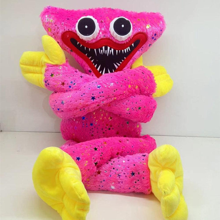 80cm Juguetes Sequins Wuggy Huggy Plush Toy Horror Game Doll Toy Gift For Kids 2022 - Brand My Case
