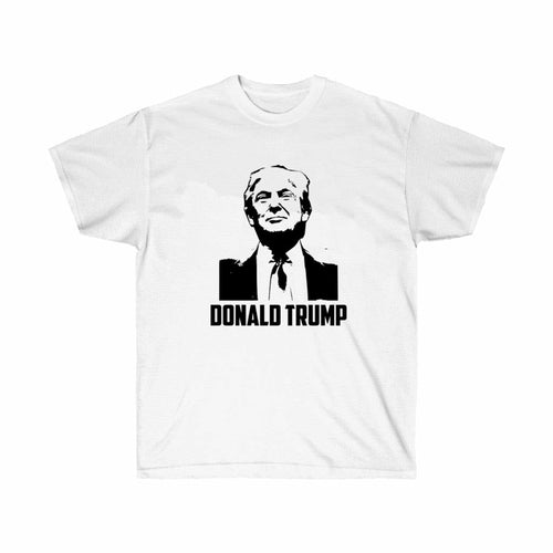 Donald Trump Silhouette White T-Shirt