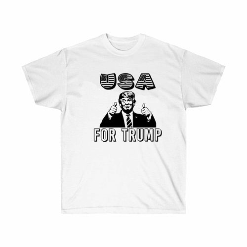 USA for Trump White T-Shirt