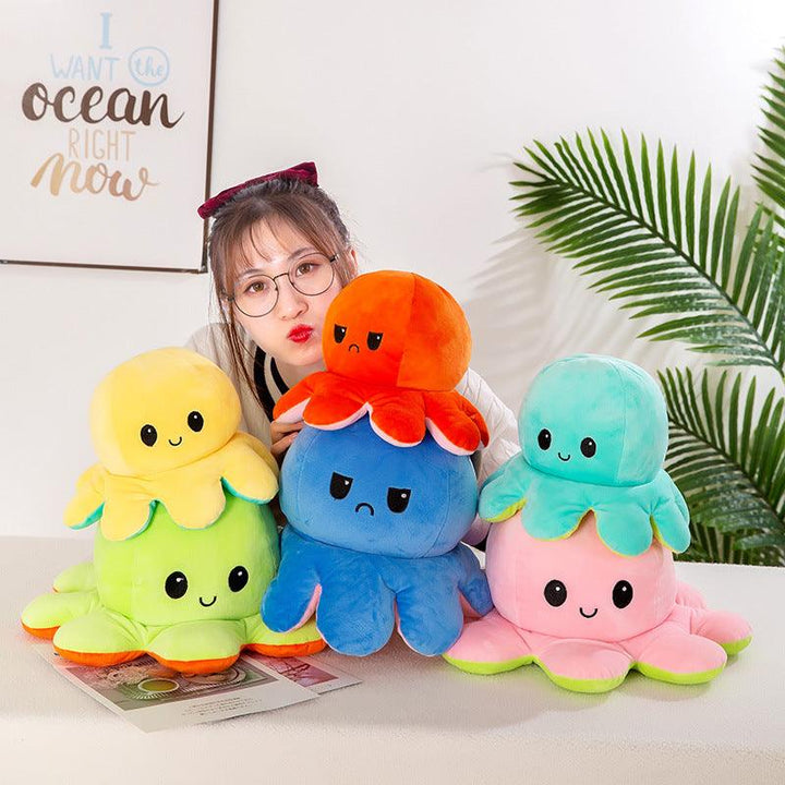 90cm-130cm Reversible Flip Giant Octopus Stuffed Plush Doll Gift Toys - Brand My Case