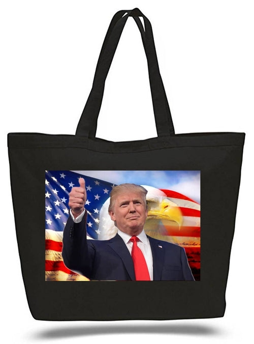 Donald Trump President Large Tote New Zipper Bag