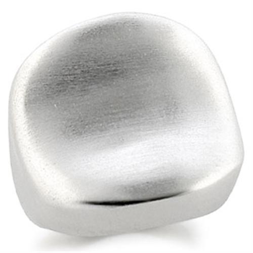9W178 - Rhodium Brass Ring with No Stone - Brand My Case