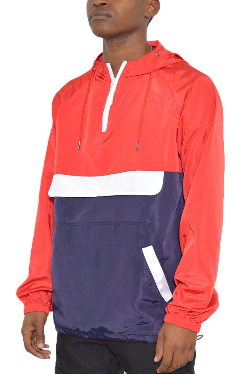 COLOR BLOCK ANORAK JACKET - Brand My Case