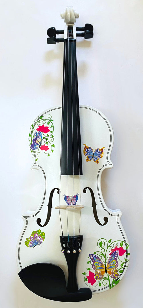 Butterfly BLING II White Violin Outfit