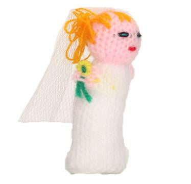 Bride Finger Puppet
