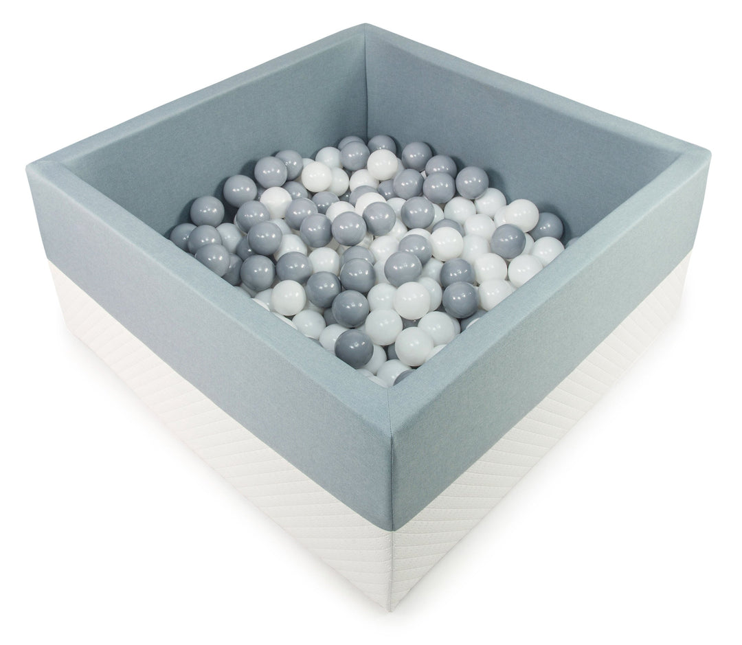Ball-Pit Square Eco Dark Mint 90x90X40cm (+200 Balls)