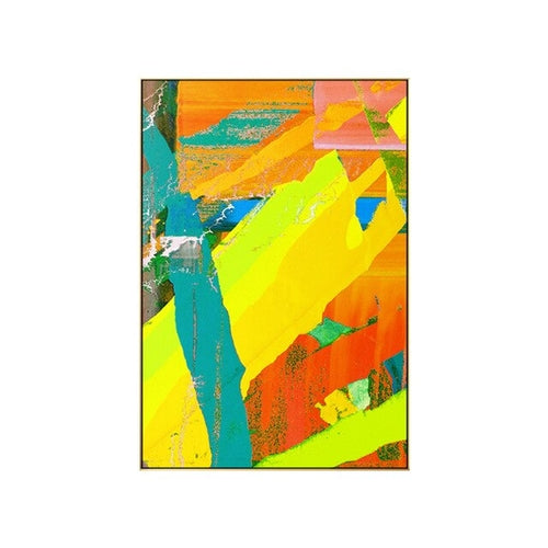 Colorful Poster Oil Painting Abstract
