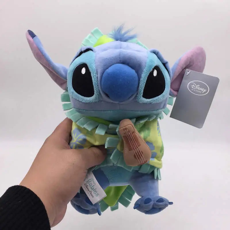 Sitting 22cm Baby Stitch With blanket Plush Toys Stuffed Soft Boy Girl Doll For Gift Good Quality