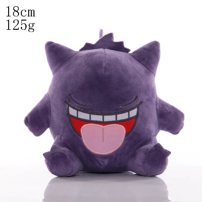 Gengar Stuffed Toys Cartoon&Cute Plush Dolls Throw Pillow Birthday  For Kids Friends Boys Home Decoration