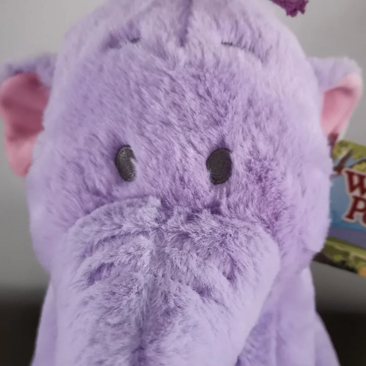 26cm Pooh Bear Friends Lumpy Heffalump Doll Cute Stuffed Animals Purple Elephant Plush Toys For Kids Gift